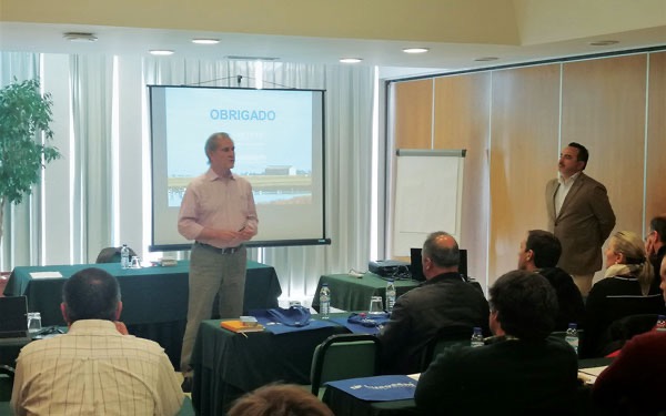 António Sevinate Pinto, administrador da Lusosem e Daniel Giraldo da Corteva