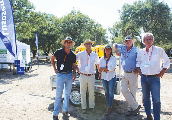 Equipa da Lusosem no Dia de Campo Precisamente no Porto Alto