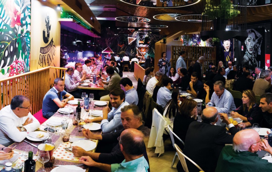 Jantar de empresários hortofrutícolas em Madrid