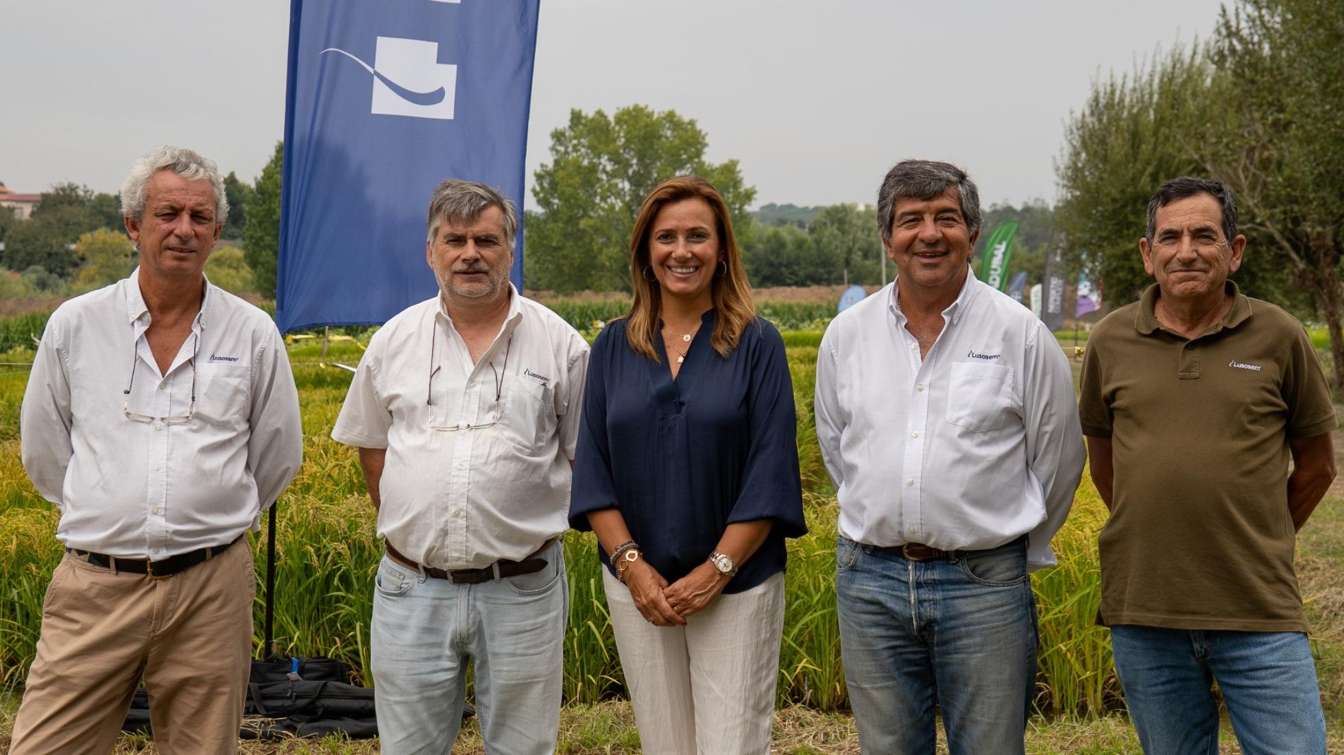 Equipa LUSOSEM no Dia Aberto dos Cereais do Baixo Mondego