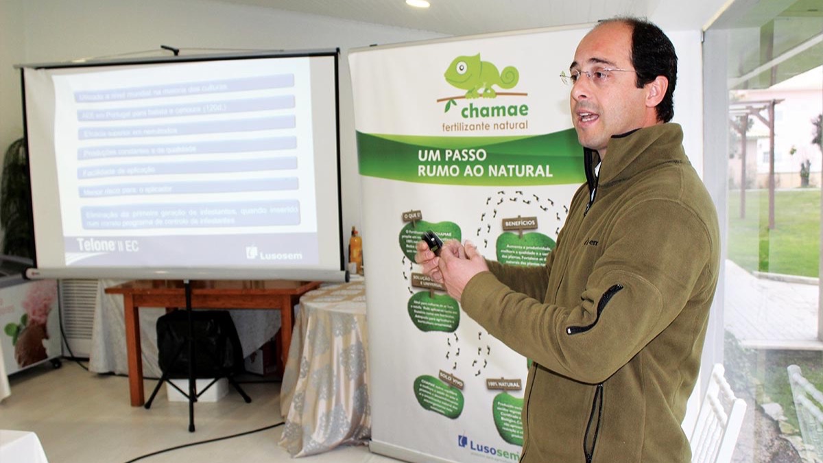 Gonçalo Canha, responsável pelo desenvolvimento dos nematodicidas